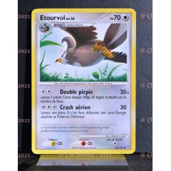 carte Pokémon 85/147 Etourvol Lv.16 70 PV Platine VS NEUF FR 