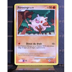 carte Pokémon 112/147 Férosinge Lv.19 50 PV Platine VS NEUF FR 