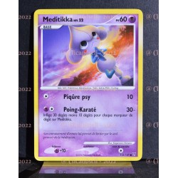 carte Pokémon 113/147 Meditikka Lv.22 60 PV Platine VS NEUF FR 