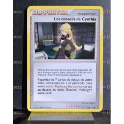 carte Pokémon 136/147 Les conseils de Cynthia SUPPORTER Platine VS NEUF FR 