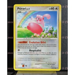 carte Pokémon 76/127 Ptiravi Lv. 5 60 PV Platine NEUF FR 
