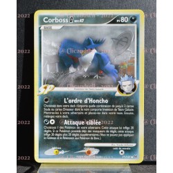 carte Pokémon 77/127 Corboss [G] Lv.47 80 PV Platine NEUF FR 