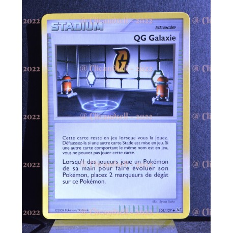 carte Pokémon 106/127 QG Galaxie Platine NEUF FR 
