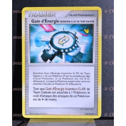 carte Pokémon 116/127 Gain d'Énergie Invention G-101 de Team Galaxie Platine NEUF FR 