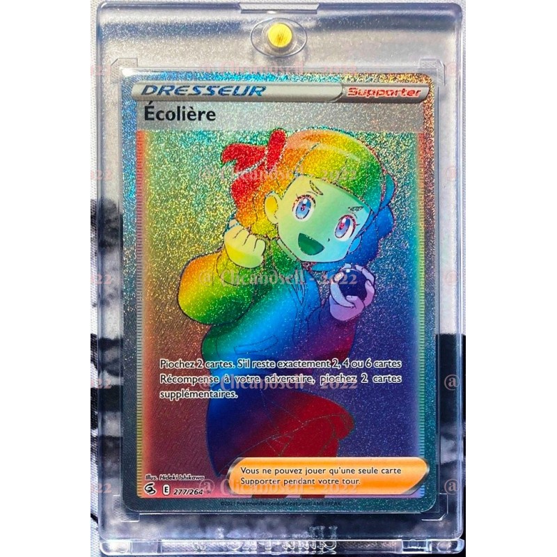 schoolgirl pokemon card value Schoolgirl 277/264 Rainbow Rare Pokemon Card (SWSH Fusion Strike) + 1x  TitanCards® Toploader : Amazon.co.uk: Toys & Games main image 0