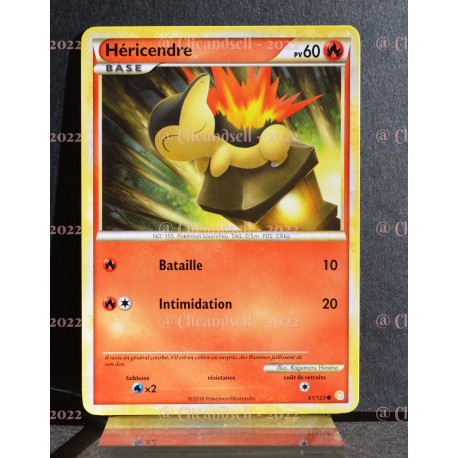 carte Pokémon 61/123 Héricendre 60 PV HeartGold SoulSilver NEUF FR