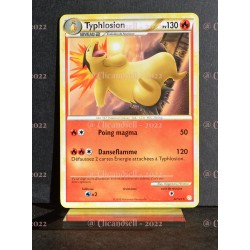 carte Pokémon 32/123 Typhlosion 130 PV HeartGold SoulSilver NEUF FR