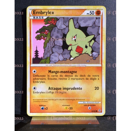 carte Pokémon 50/95 Embrylex 50 PV HS Déchainement NEUF FR
