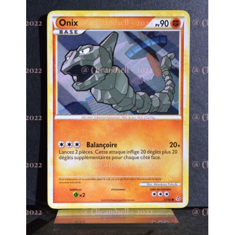 carte Pokémon 57/95 Onix 90 PV HS Déchainement NEUF FR