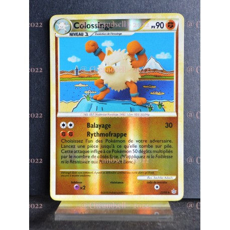 carte Pokémon 22/95 Colossinge 90 PV - REVERSE HS Déchainement NEUF FR