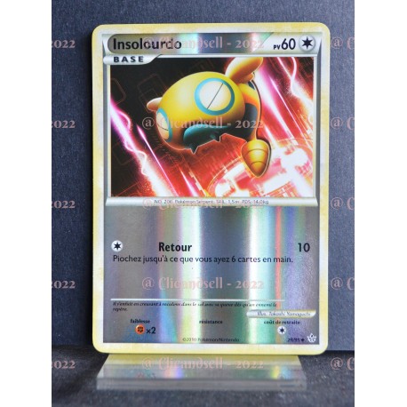 carte Pokémon 29/95 Insolourdo 60 PV HS Déchainement NEUF FR