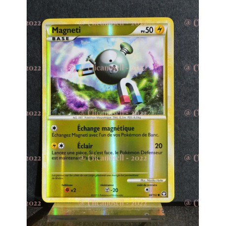 carte Pokémon 68/102 Magneti 50 PV - REVERSE HS Triomphe NEUF FR