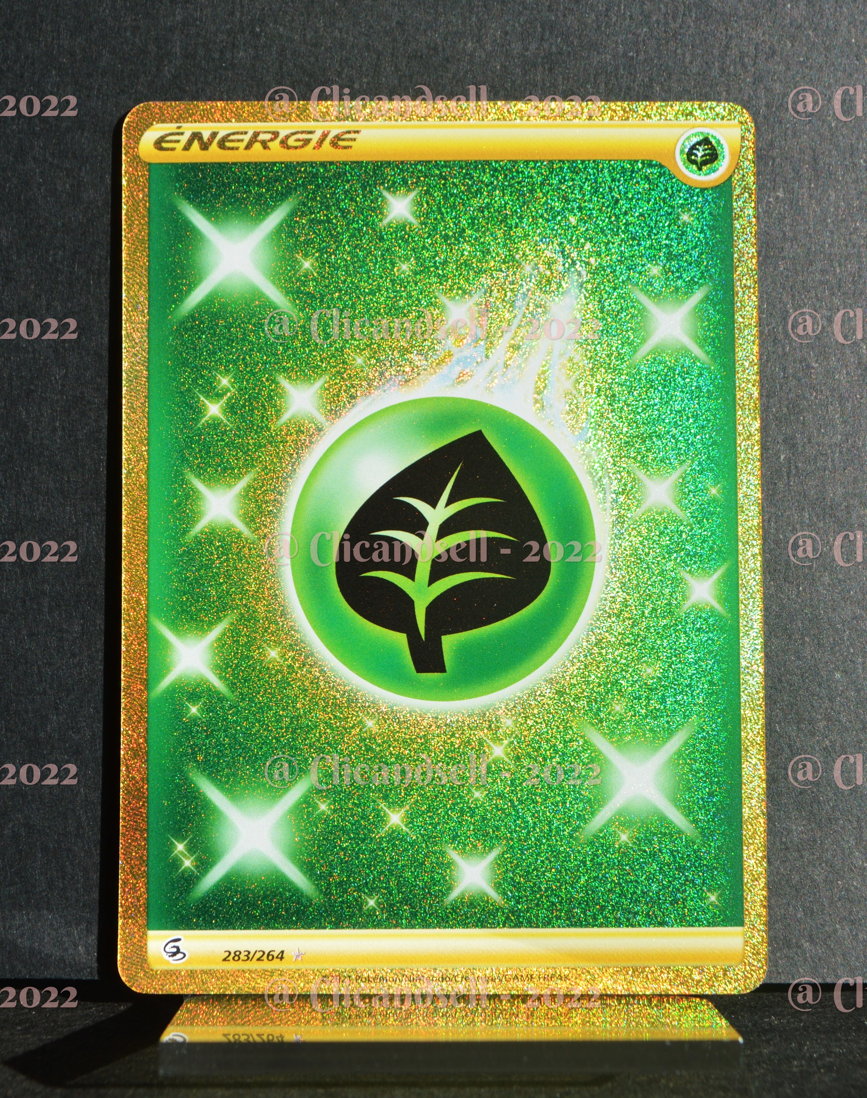 Énergie Plante - 283/264 - Carte Secrète Gold - Épée et Bouclier 