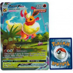 carte Pokémon SWSH180 Pyroli VMAX JUMBO 320 PV Promo NEUF FR