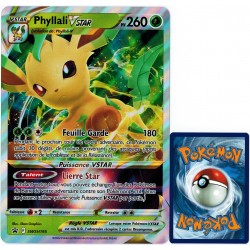 carte Pokémon SWSH195 Phyllali VSTAR JUMBO 260 PV Promo NEUF FR