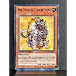 carte YU-GI-OH SGX1-FRF06 Bête Cristalline : Tigre de Topaze  NEUF FR
