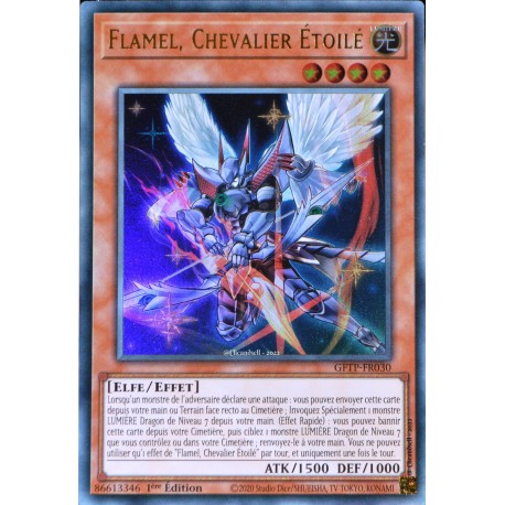 carte YU-GI-OH GFTP-FR030 Flamel, Chevalier Étoilé Ultra Rare NEUF FR