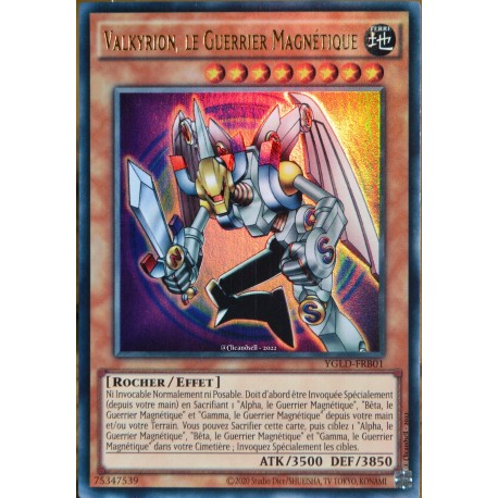 carte YU-GI-OH YGLD-FRB01 Valkyrion, Le Guerrier Magnétique 2ED Ultra Rare NEUF FR