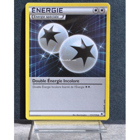 carte Pokémon 111/119 Double Énergie Incolore XY04 Vigueur spectrale NEUF FR