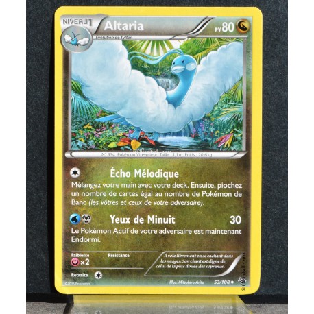 carte Pokémon 53/108 Altaria XY06 Ciel Rugissant NEUF FR