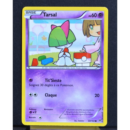 carte Pokémon 68/162 Tarsal XY08 - Impulsion Turbo NEUF FR
