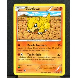 carte Pokémon 75/162 Sabelette XY08 - Impulsion Turbo NEUF FR