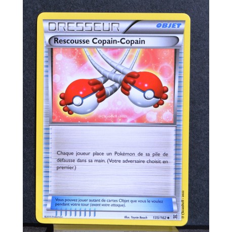 carte Pokémon 135/162 Rescousse Copain-Copain XY08 - Impulsion Turbo NEUF FR