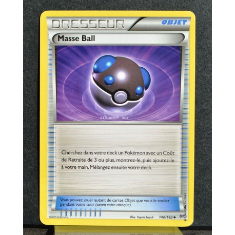 carte Pokémon 140/162 Masse Ball XY08 - Impulsion Turbo NEUF FR