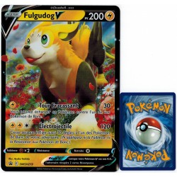 carte Pokémon SWSH219 Fulgudog V JUMBO 200 PV Promo NEUF FR