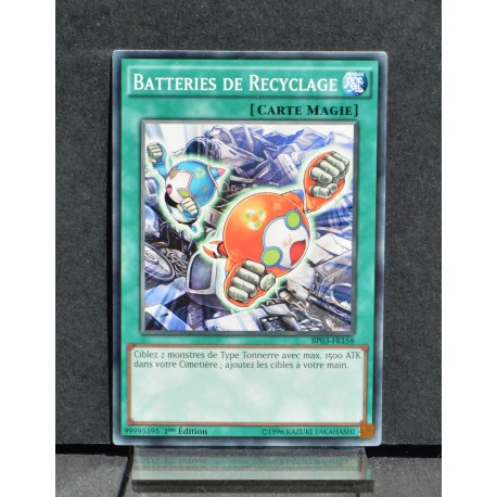 carte YU-GI-OH BP03-FR158 Batteries De Recyclage NEUF FR