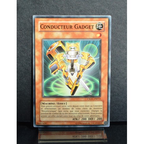 carte YU-GI-OH CSOC-FR014 Conducteur Gadget Commune NEUF FR