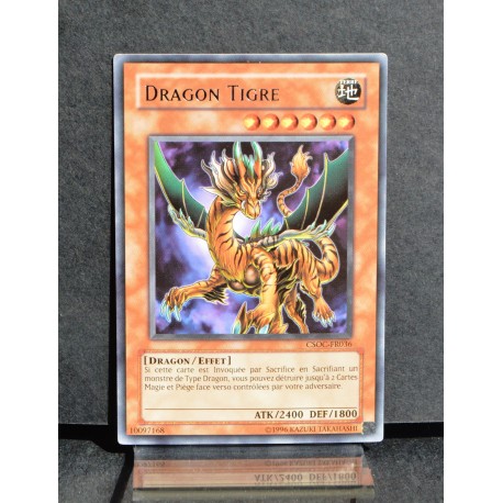 carte YU-GI-OH CSOC-FR036 Dragon Tigre NEUF FR
