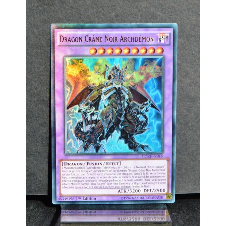carte YU-GI-OH CORE-FR048 Dragon Crâne Noir Archdémon NEUF FR