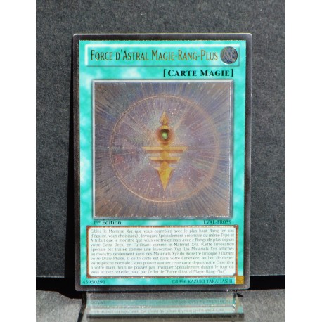 carte YU-GI-OH LVAL-FR059-UL Force D'astral Magie-rang-plus - Ultimate NEUF FR