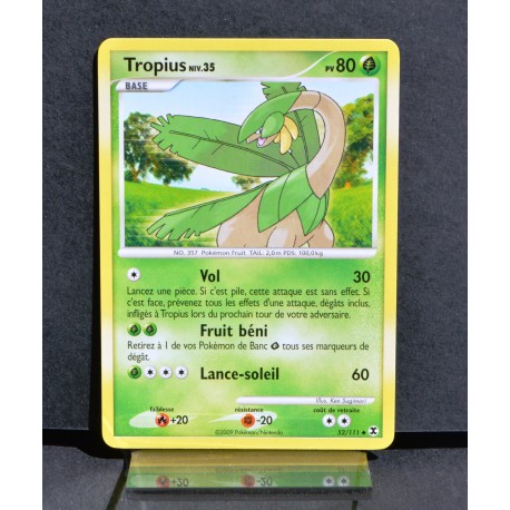 carte Pokémon 52/111 Tropius Platine Rivaux Émergents NEUF FR