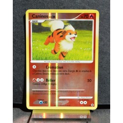 carte Pokémon 63/111 Caninos - REVERSE 70 PV Platine Rivaux Émergeants NEUF FR