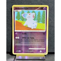 carte Pokémon 71/111 Nidoran F - REVERSE 60 PV Platine Rivaux Émergeants NEUF FR