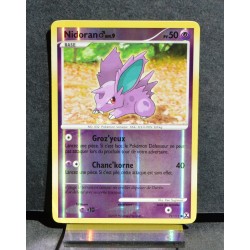 carte Pokémon 72/111 Nidoran M - REVERSE 50 PV Platine Rivaux Émergeants NEUF FR
