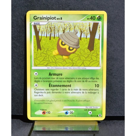 carte Pokémon 78/111 Grainipiot Platine Rivaux Émergents NEUF FR