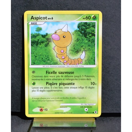 carte Pokémon 86/111 Aspicot Platine Rivaux Émergents NEUF FR