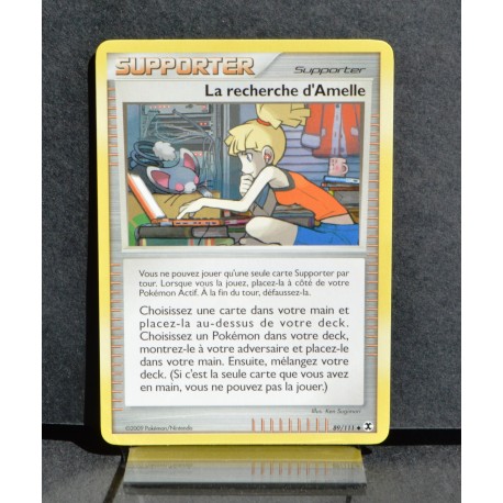 carte Pokémon 89/111 La recherche d'Amelle Platine Rivaux Émergents NEUF FR