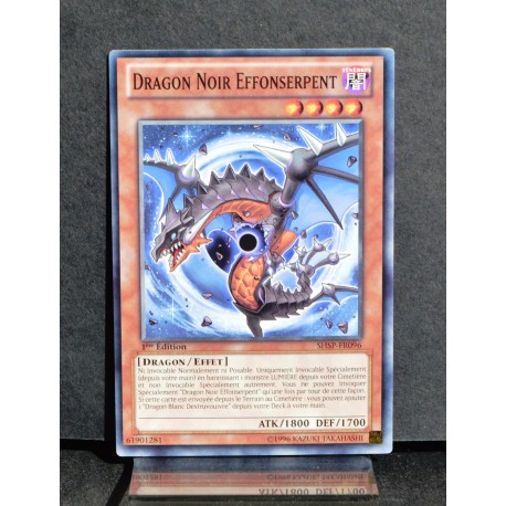 carte YU-GI-OH SHSP-FR096 Dragon Noir Effonserpent NEUF FR