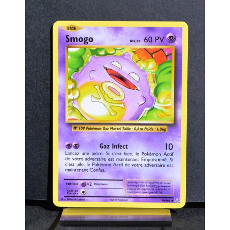 carte Pokémon 50/108 Smogo Niv.13 60 PV XY - Évolutions NEUF FR