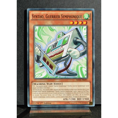 carte YU-GI-OH RATE-FR091 Syntho, Guerrier Symphonique NEUF FR