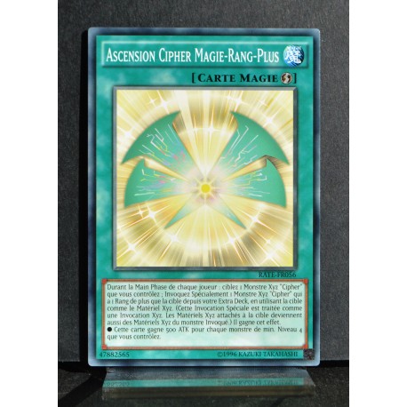 carte YU-GI-OH RATE-FR056 Ascension Cipher Magie-rang-plus NEUF FR