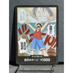 ONEPIECE CARD GAME DON Monkey D Luffy Parallel OP01 DON Parallel NEUF