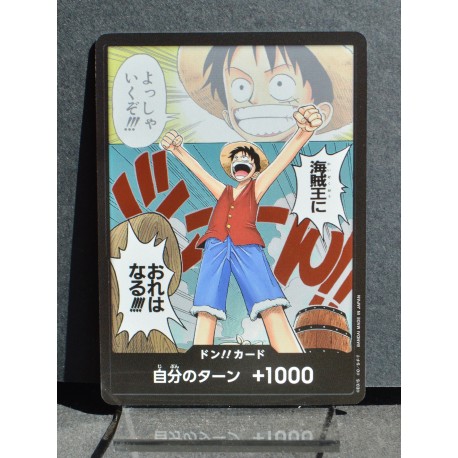 ONEPIECE CARD GAME DON Monkey D Luffy Parallel OP01 DON Parallel NEUF