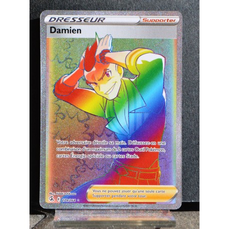 carte Pokémon Damien 279/264 EB08 - Poing de Fusion NEUF FR