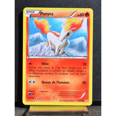 carte Pokémon 14/83 Ponyta Générations NEUF FR