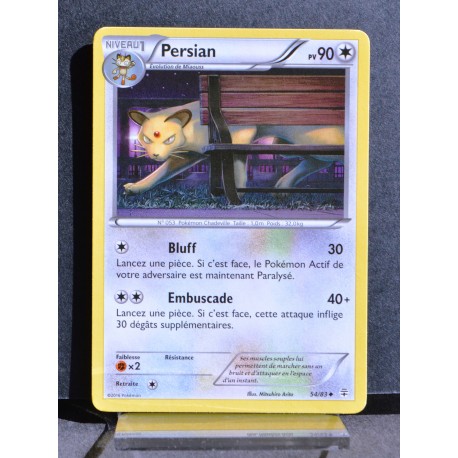 carte Pokémon 54/83 Persian Générations NEUF FR